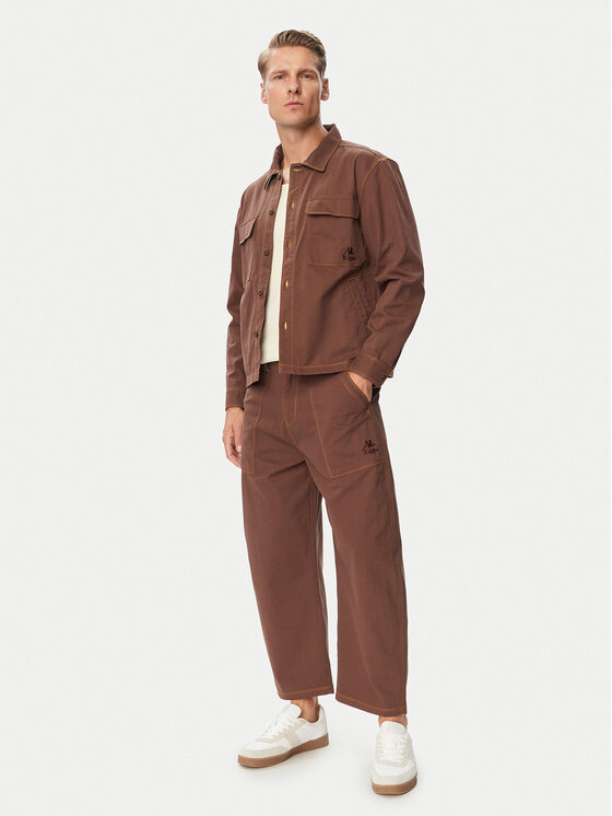 Kappa Kappa Cazadora vaquera 37265GW Marrón Comfort Fit