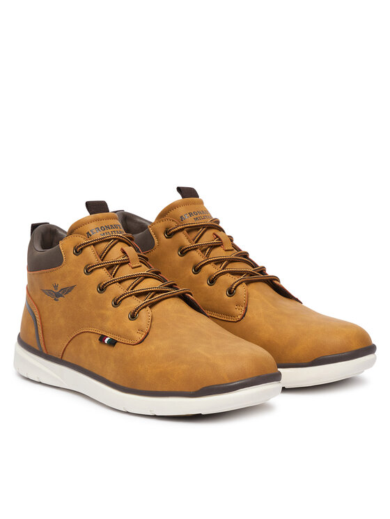 Aeronautica Militare Kotníková obuv Aeronautica Militare 262SC0335UCT04397 Světle hnědá