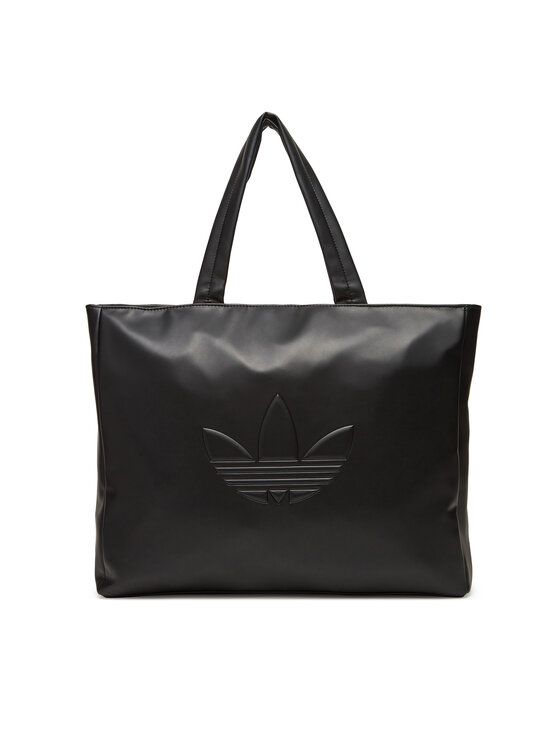 adidas Kabelka adidas Polyurethane Shopper Outline Trefoil JC6000 Černá