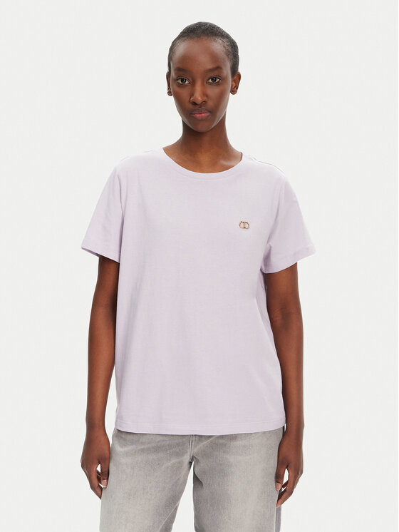 TWINSET TWINSET T-shirt 251TT2040 Viola Regular Fit