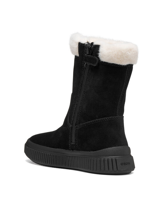 Geox Kozačky Geox J Laquinny Girl Wpf J56NFB 00022 C9997 S Černá