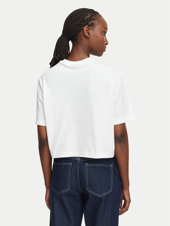 Karl Lagerfeld Jeans Karl Lagerfeld Jeans Camiseta B3W17022 Blanco Boxy Fit