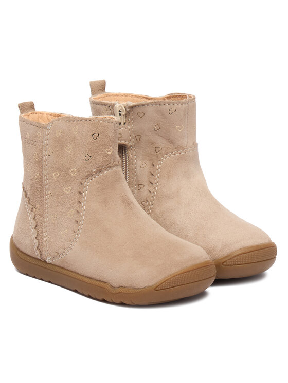 Geox Kozačky Geox B Macchia B264PA 00721 C5000 Béžová