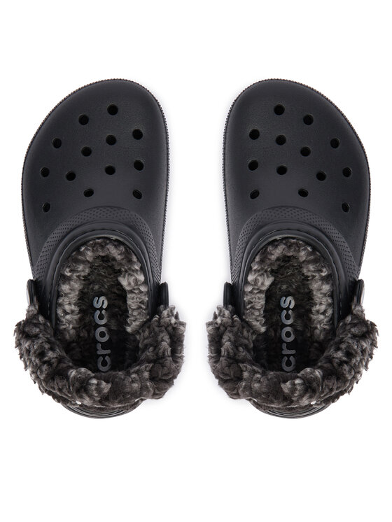 Crocs Шльопанці Crocs Classic Fleece Lined Clog K 212856 Чорний