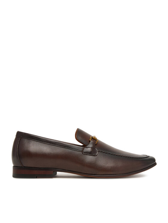 GINO ROSSI Loaferice GINO ROSSI EO-BENITO-01 126AM Tamno smeđa