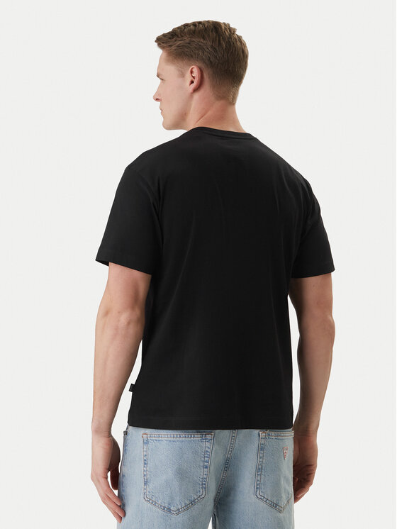 Guess Jeans Guess Jeans Футболка M6GIB7 K8HM0 Чорний Regular Fit