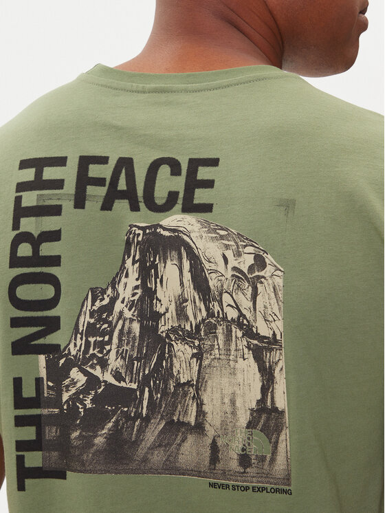 The North Face The North Face Camiseta Half Dome Photo NF0A8EE9 Verde Regular Fit