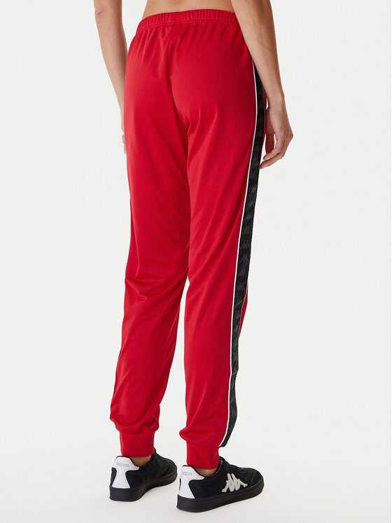 Kappa Kappa Pantaloni da tuta cz303R5K0 Rosso Slim Fit