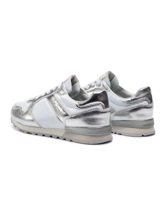 Pepe Jeans Snīkeri Pepe Jeans Verona W Greek PLS30873 Balts
