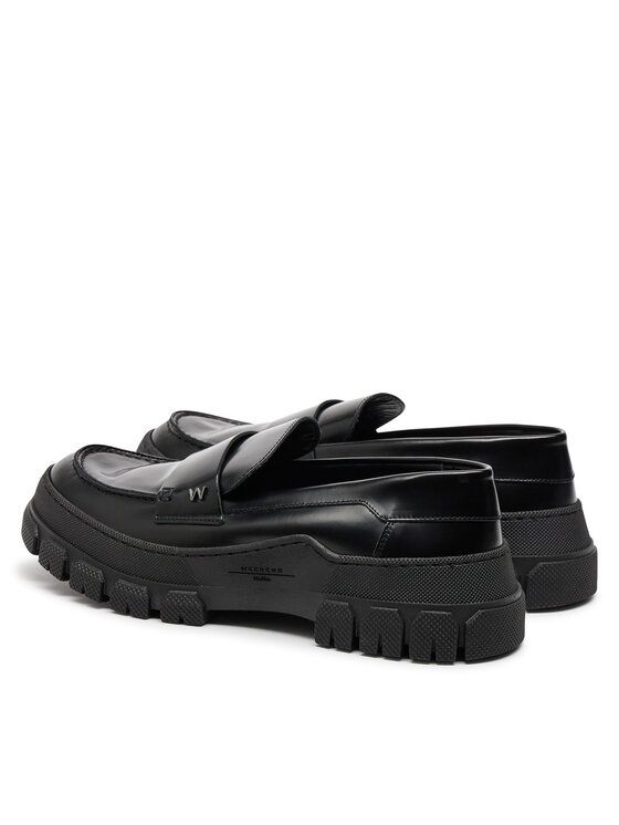 Weekend Max Mara Loafersy Weekend Max Mara Conero 2425526015600 Černá