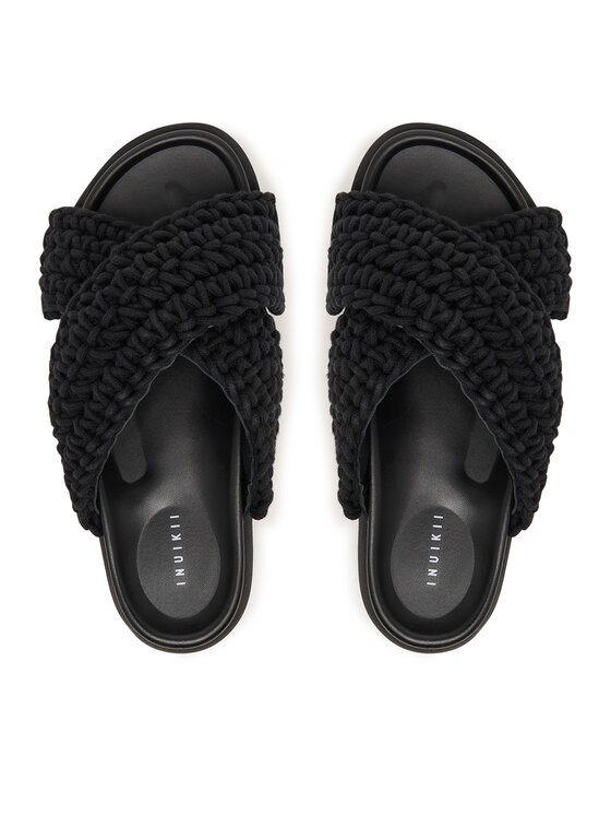 Inuikii Шльопанці Inuikii Woven 1004.003.0062 Чорний