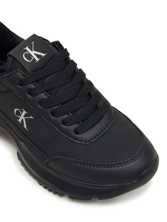 Calvin Klein Snīkeri Calvin Klein Low Cut Lace Up V3A9-83105-1695 S Melns