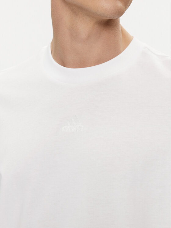 adidas adidas Футболка IR8364 Білий Loose Fit