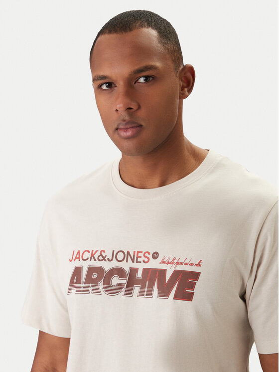 Jack & Jones Jack & Jones Camiseta Brat Tee 12288103 Beis Regular Fit