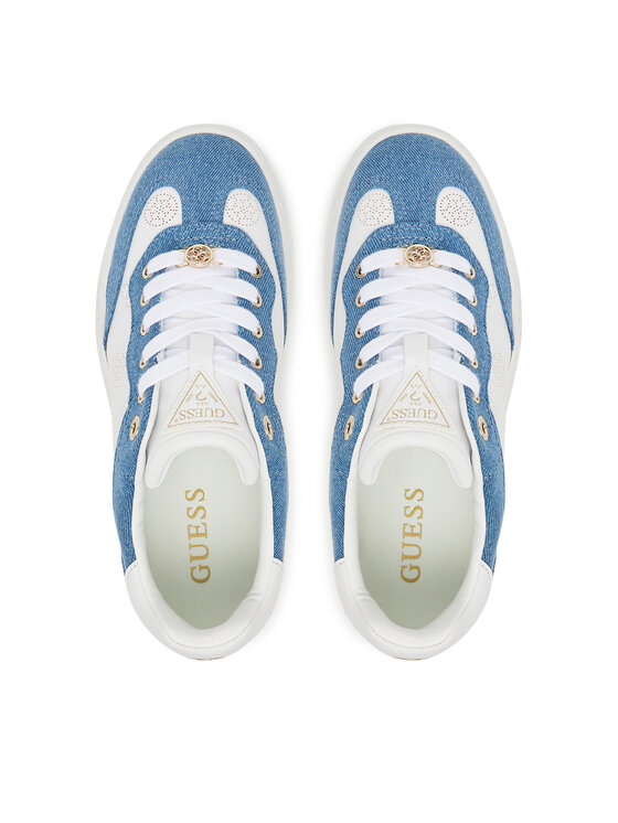 Guess Sneakersy Guess FLPSW4 DEN12 Bílá