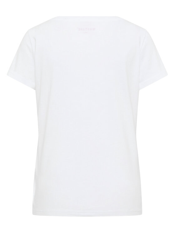 Mustang Mustang Camiseta Alma 1016748 Blanco Regular Fit