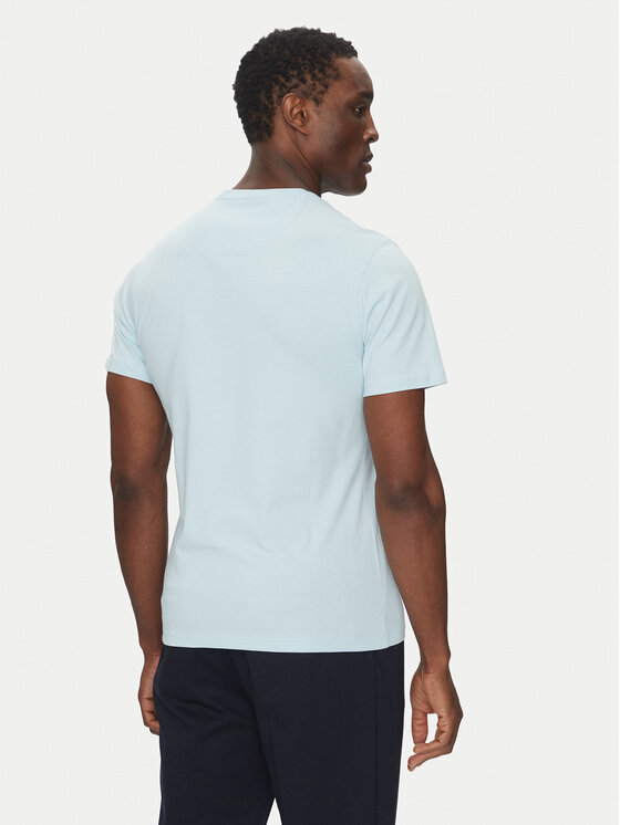 Barbour Barbour Marškinėliai Essential Sports MTS0331BU17 Žydra Tailored Fit