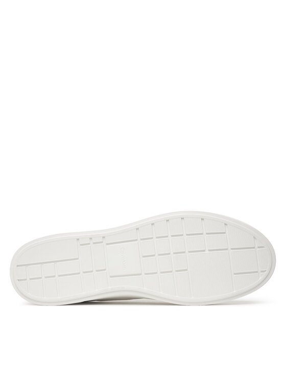 Calvin Klein Sneakersy Calvin Klein Low Prof Cupsole Lth HM0HM02123 Bílá
