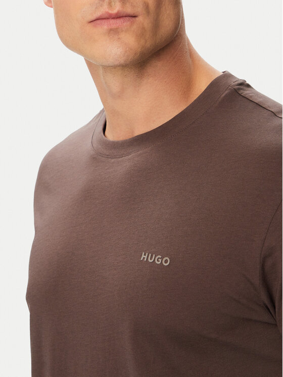 HUGO HUGO Camiseta Dero222 50466158 Marrón Regular Fit
