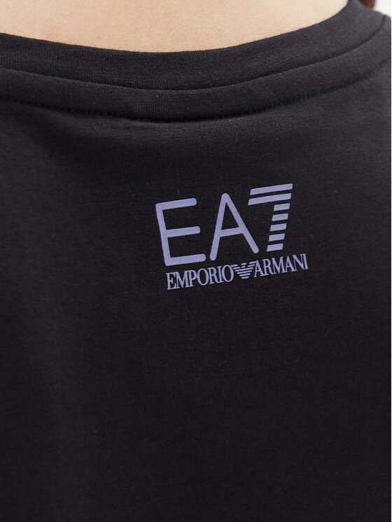 EA7 Emporio Armani EA7 Emporio Armani Футболка 7W000183 AF10373 UC001 Чорний Regular Fit