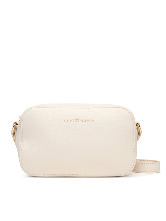 Tommy Hilfiger Torbica Tommy Hilfiger Th Logo Camera Bag AW0AW18115 Krem