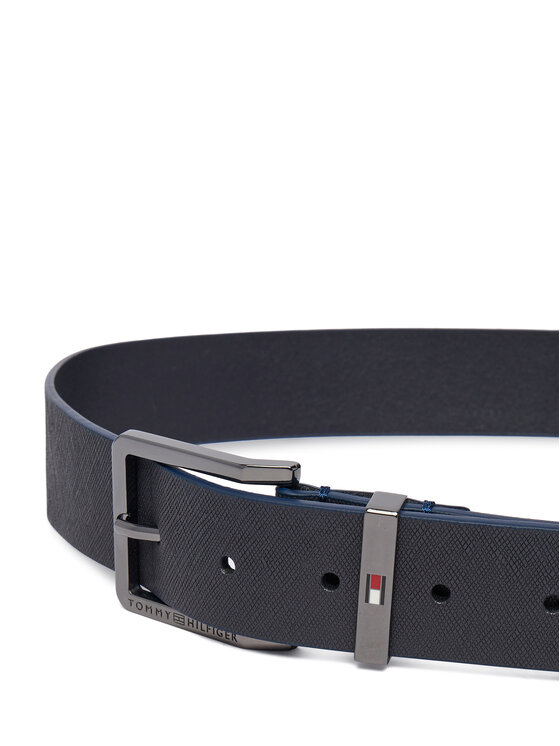 Tommy Hilfiger Diržas Tommy Hilfiger Oliver Saffiano 3.5 AM0AM14573 Tamsiai mėlyna