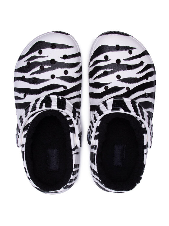 Crocs Iešļūcenes Crocs Classic Lined Animal Print Clg 206559 Balts