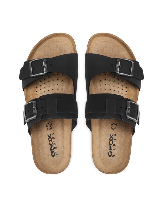 Geox Nazouváky Geox U Sandal Ghita B U159VB 00032 C9999 Černá