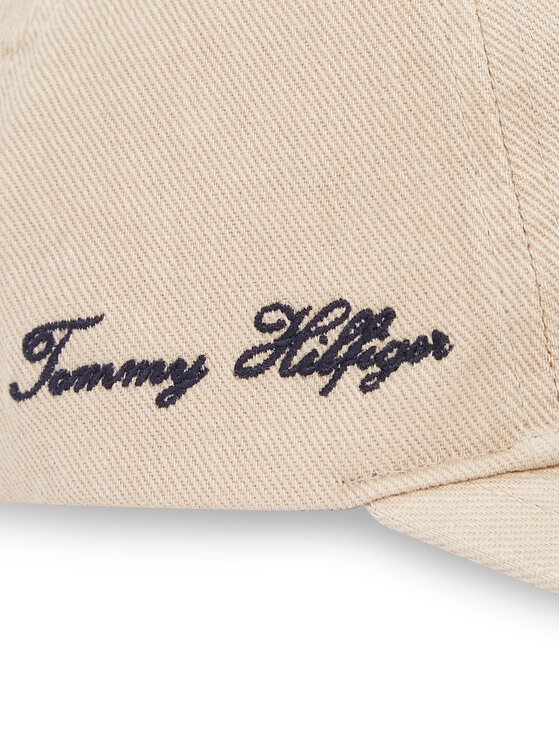 Tommy Hilfiger Шапка с козирка Tommy Hilfiger Seasonal Flag Wash 6 Panel Cap AM0AM13348 Бежов
