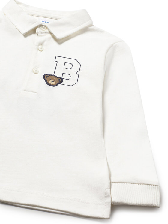 Mayoral Mayoral Polo 2101 Écru Regular Fit