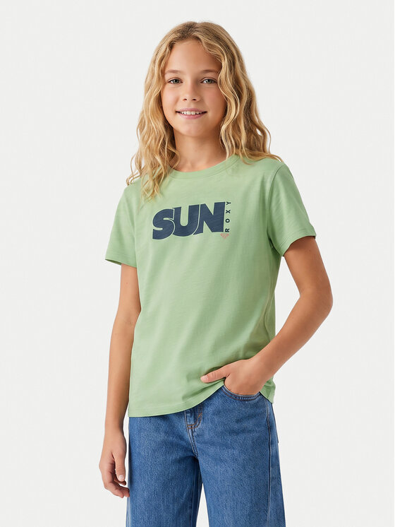 Roxy Roxy Camiseta Orchid Art ERGZT04142 Verde Regular Fit