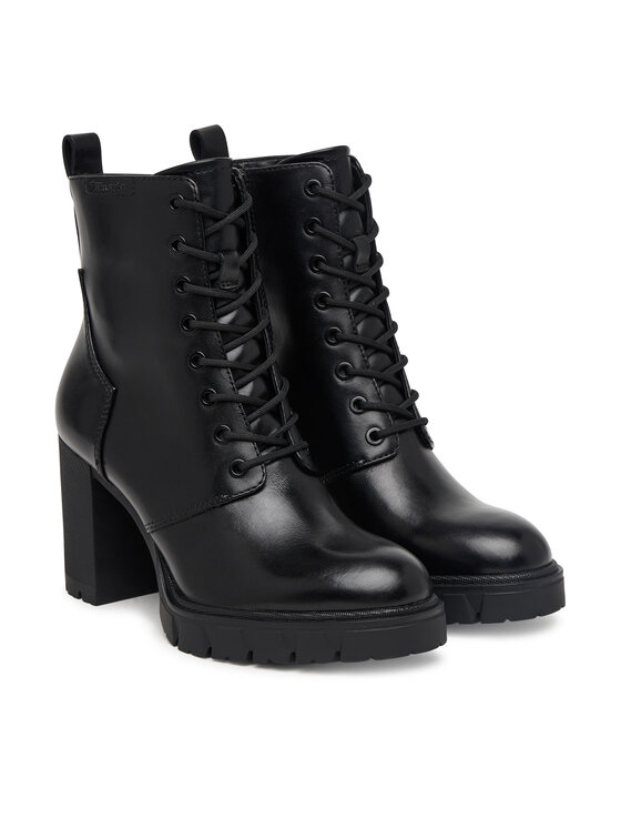 Tamaris Schnürschuhe Tamaris 1-25101-47 Schwarz