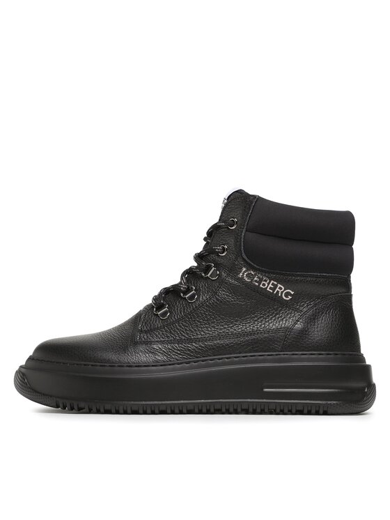 Iceberg Botines planos Iceberg Comb IU164302 Negro