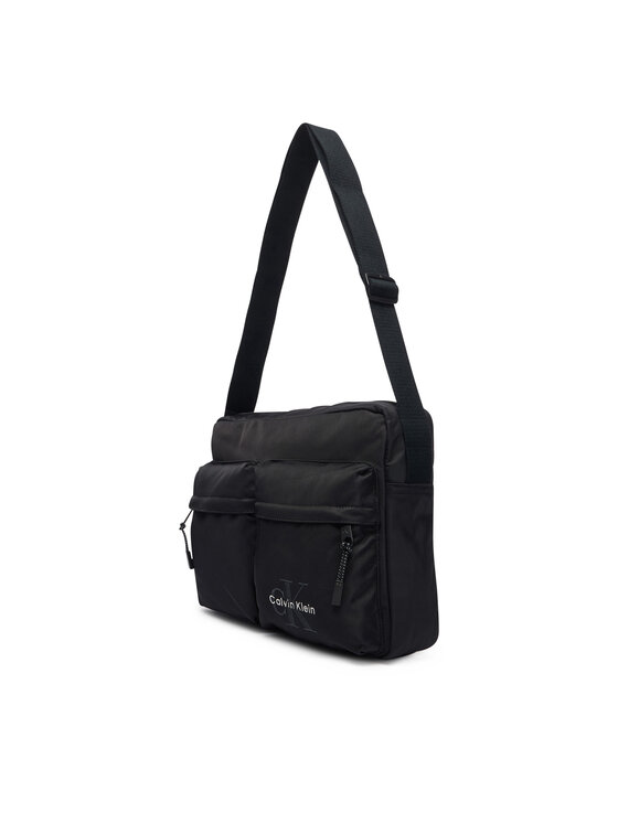 Calvin Klein Maža rankinė Calvin Klein Bolt Laptop Flight Bag LV04D3459G Juoda