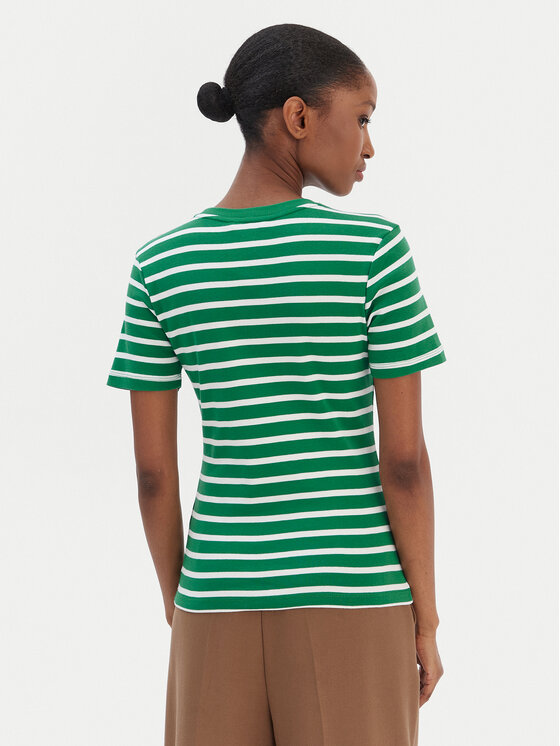Tommy Hilfiger Tommy Hilfiger Camiseta New Cody WW0WW40587 Verde Slim Fit