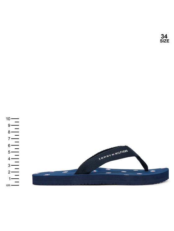 Tommy Hilfiger Nazouváky Tommy Hilfiger T3X8-34409-0058 Modrá