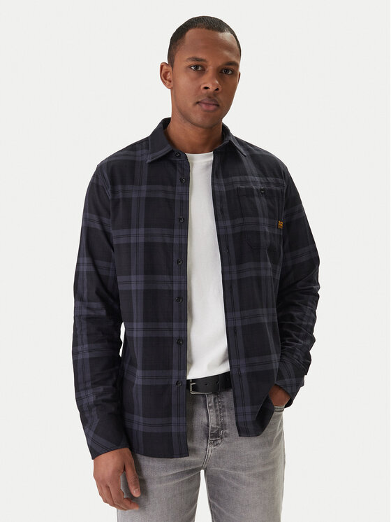 G-STAR G-Star Raw Hemd Bristum 2.0 D23553-D748 Dunkelblau Slim Fit