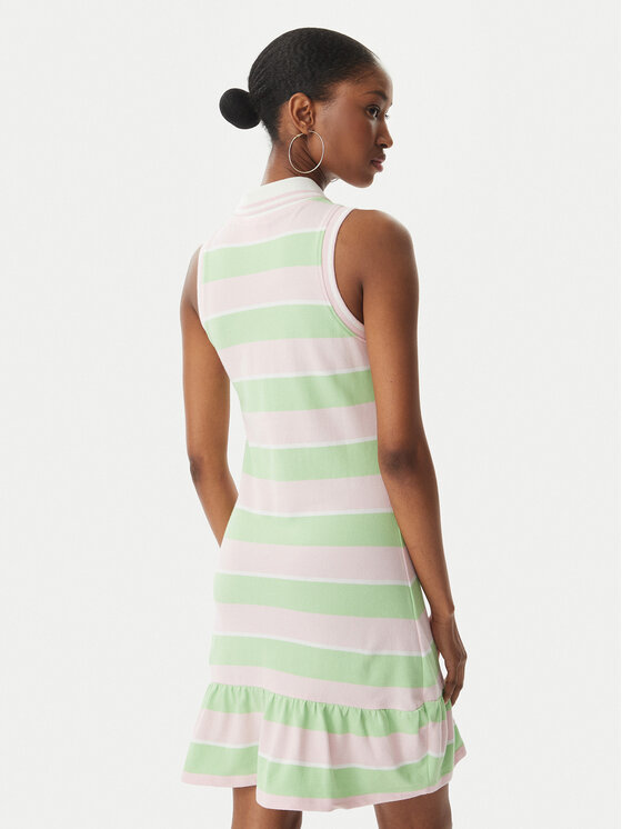 Juicy Couture Juicy Couture Vestido de verano Juicy Peplum JCGED126016 Verde Regular Fit