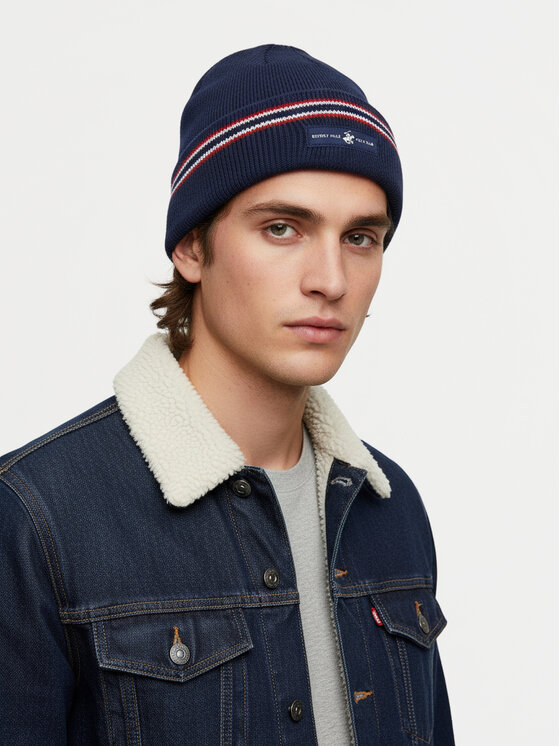 Beverly Hills Polo Club Шапка Beverly Hills Polo Club CEO-BHPC-M3-002-AW25 Тъмносин