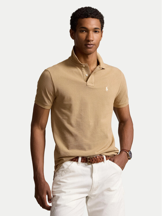 Polo Ralph Lauren Polo Ralph Lauren Поло 710536856379 Бежевий Slim Fit