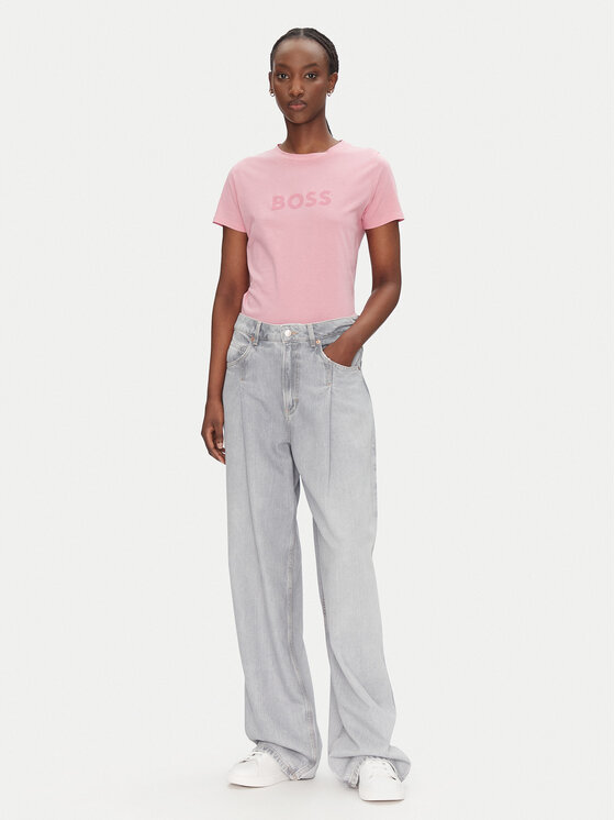 BOSS BOSS T-shirt C_Elogo_5 50501139 Rosa Regular Fit