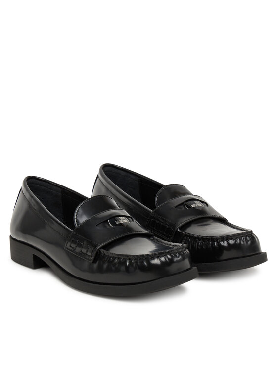 LOVE MOSCHINO Mokasíny LOVE MOSCHINO JA10222G1NJD000A40 Černá