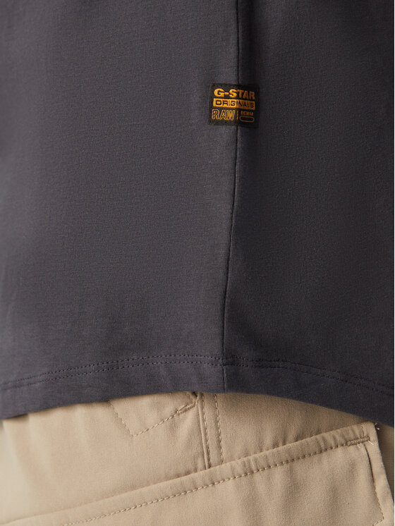 G-Star Raw G-Star Raw Camiseta Lash D16396-B353 Gris oscuro Relaxed Fit