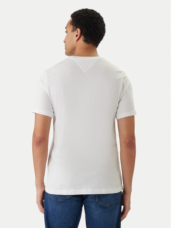 Tommy Hilfiger Tommy Hilfiger Camiseta Brand Love MW0MW42368 Blanco Regular Fit