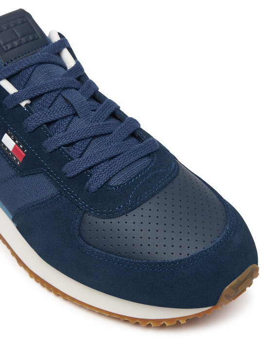 Tommy Jeans Sportcipők Tommy Jeans Tj Runner Flag Mix EM0EM01774 Sötétkék