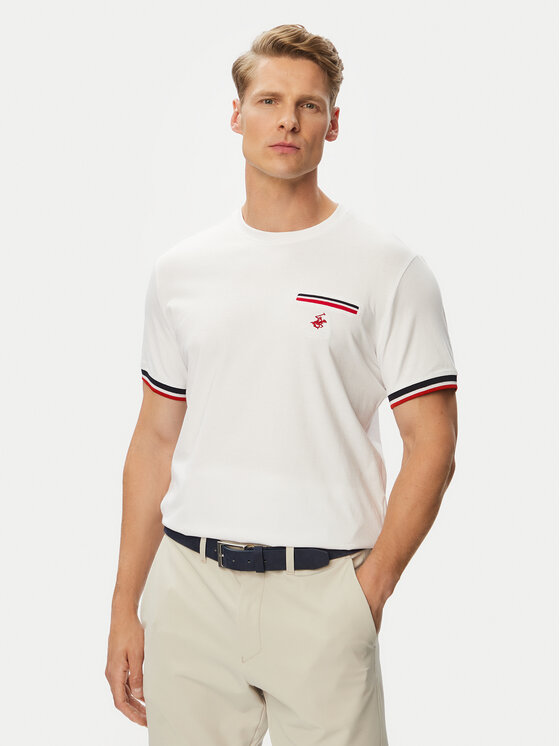 Beverly Hills Polo Club Beverly Hills Polo Club Футболка P-SS26M-TS0112 Білий Regular Fit