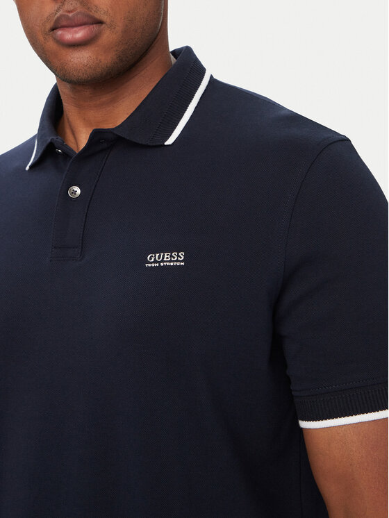 Guess Guess Поло M6YP47 K4898 Cиній Regular Fit