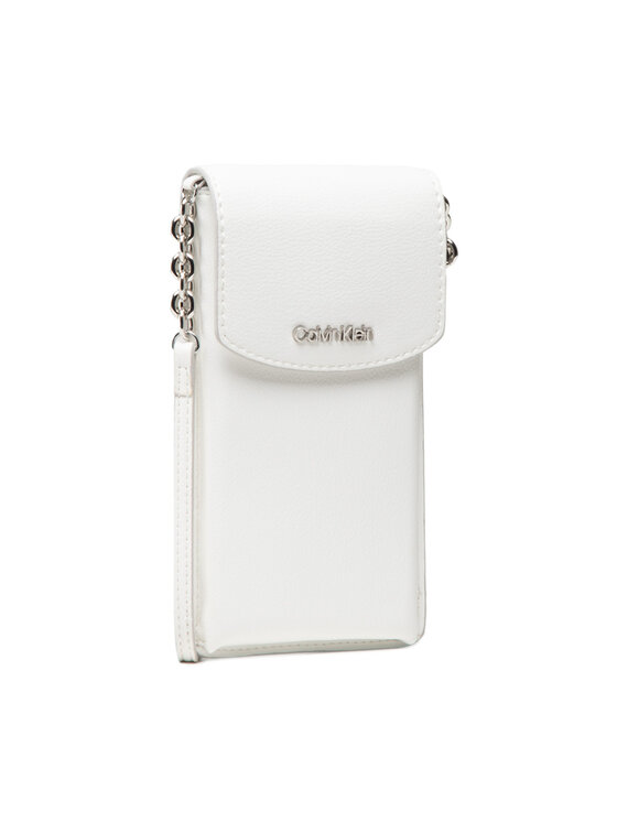 Calvin Klein Torbica za telefon Calvin Klein Phone Pouch Xbody K60K608246 Bela