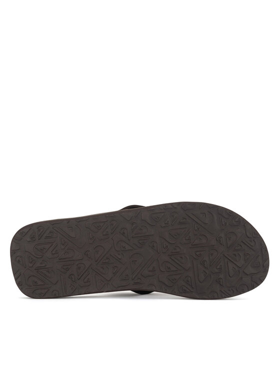 Quiksilver Japonki Quiksilver MOLOKAI LAYBACK TEXTURED AQYL101266 CVJ1 Brązowy
