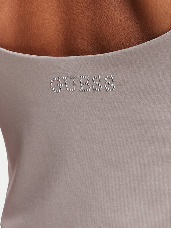 Guess Guess Top V6YP18 K4788 Beige oscuro Slim Fit